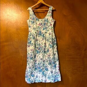 J. Crew floral cotton summer dress 14